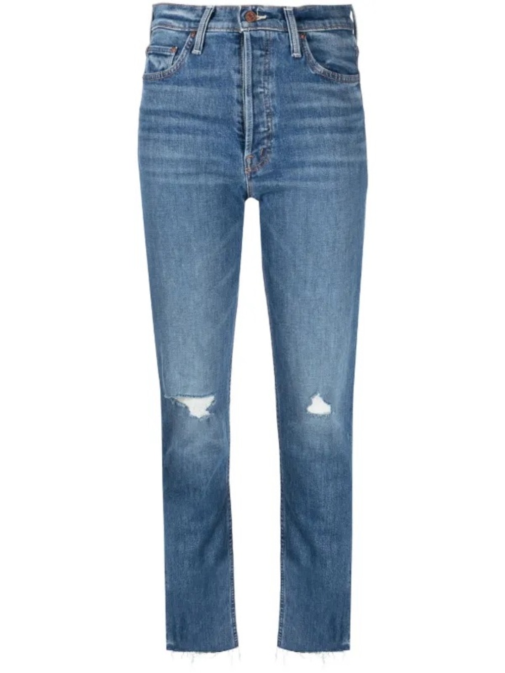 MOTHER Tomcat Jeans playing with scissors cropped